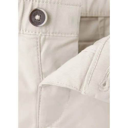 Mango Kids chino naturel wit, foto 2
