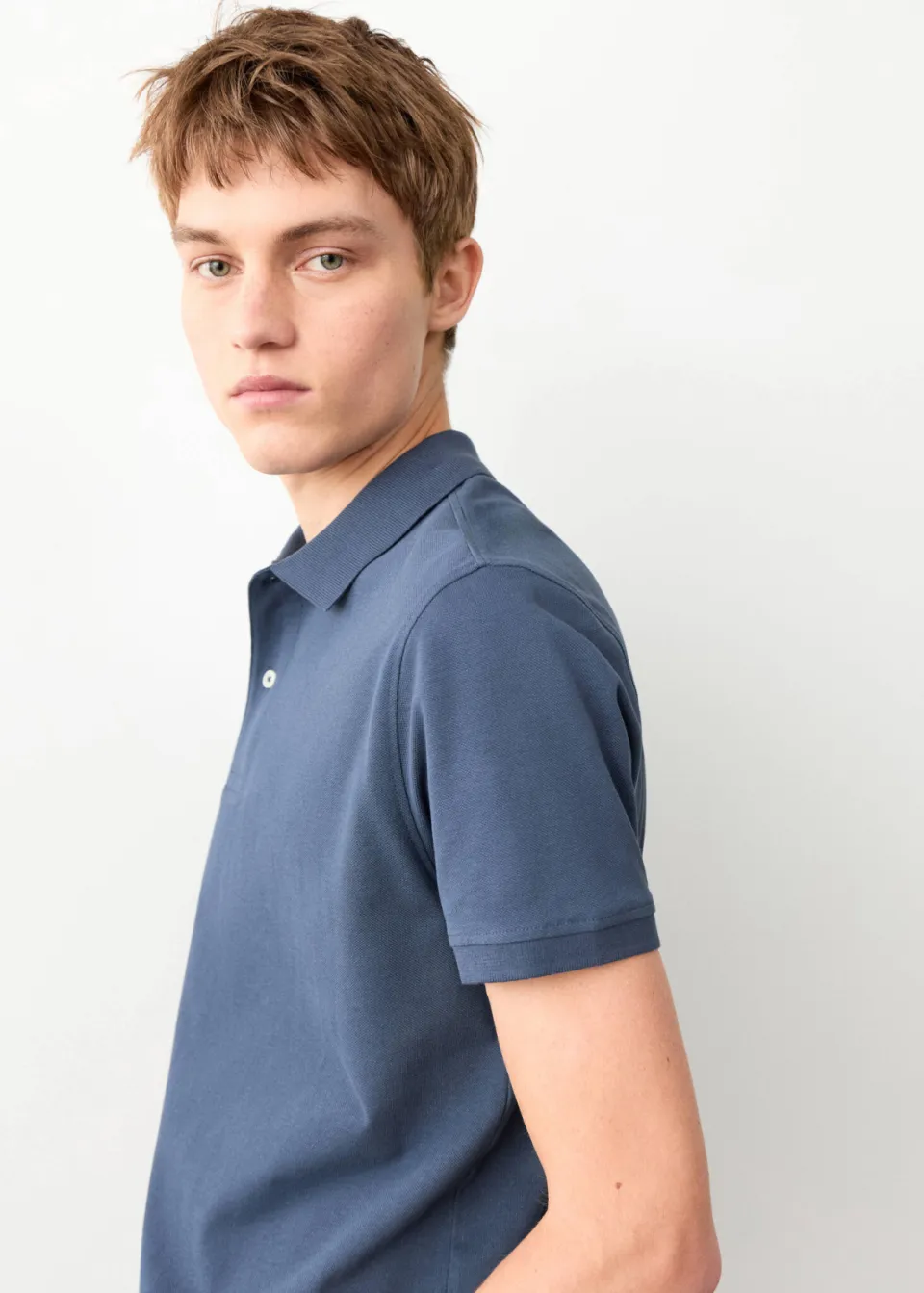 Mango TEEN polo blauw, foto 5