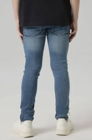 NAME IT KIDS slim fit jeans NKMTHEO denim blue, foto 4