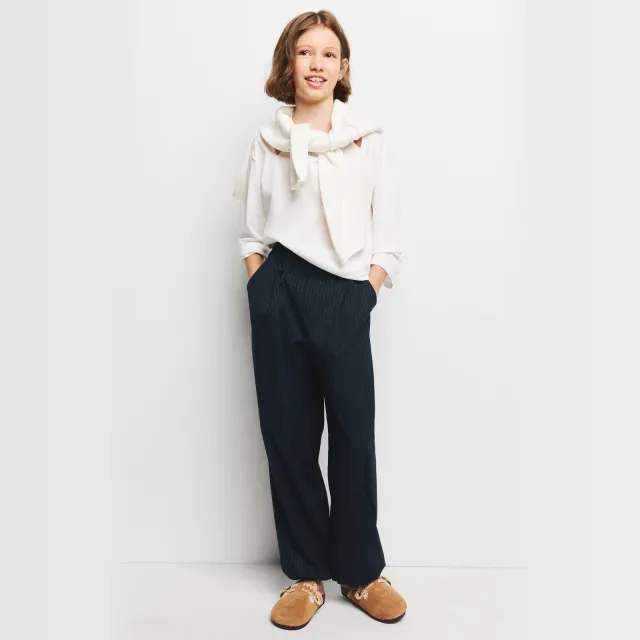 Mango Kids ballonbroek marineblauw