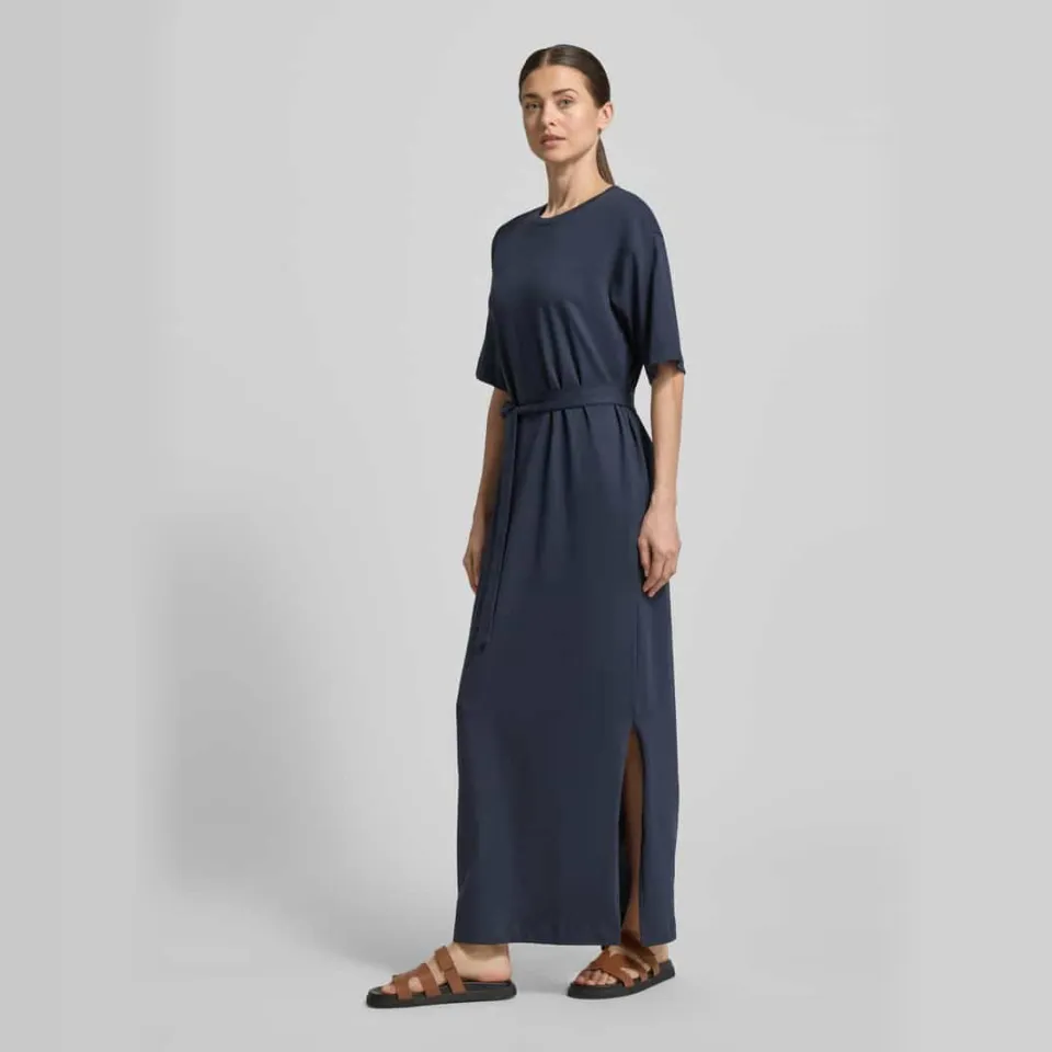 Selected maxijurk donkerblauw, foto 3