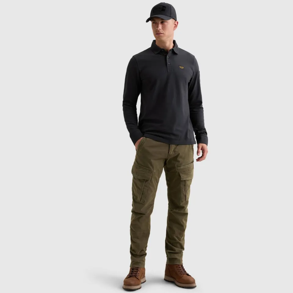 PME Legend regular fit polo - donkerblauw Groet