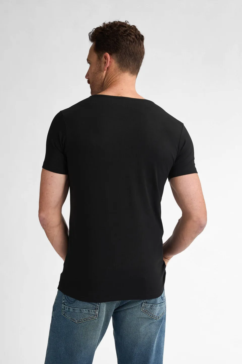Petrol Industries Body Fit t-shirt zwart, foto 3