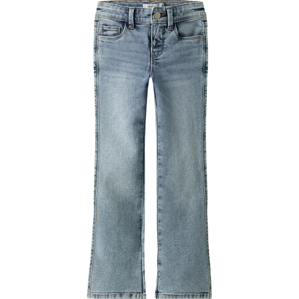 NAME IT KIDS bootcut fit jeans NKFPOLLY light blue denim, foto 2