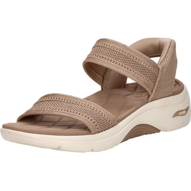 Skechers Slip-Ins GO Walk Arch Fit 2.0 Kennedy sandaal beige, foto 3