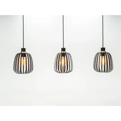 EGLO Hanglamp Pocicas Zwart 3xe27 Zwart;Goud