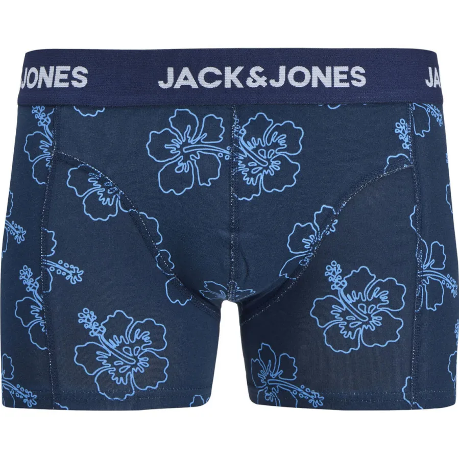 Jack & Jones boxershort JACANTHONY (set van 3) donkerblauw, foto 4