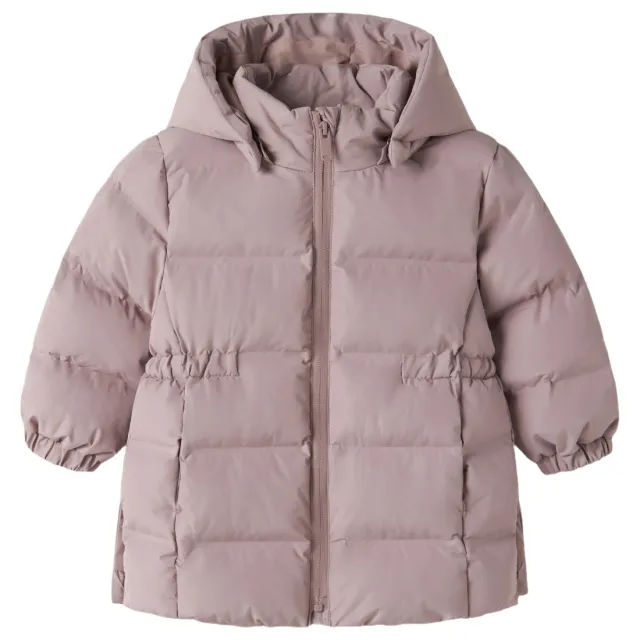 NAME IT gewatteerde winterjas oudroze