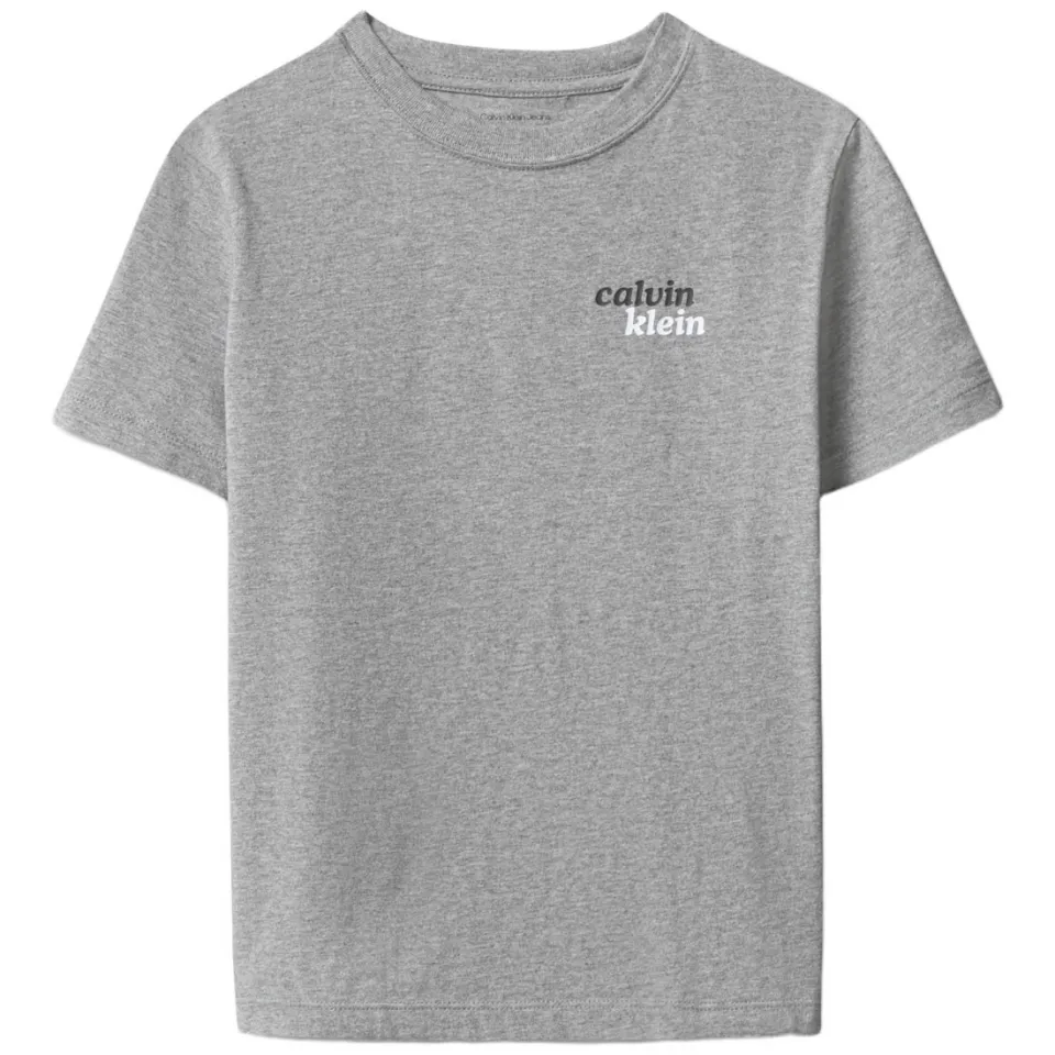 Calvin Klein t-shirt grijs melange, foto 2
