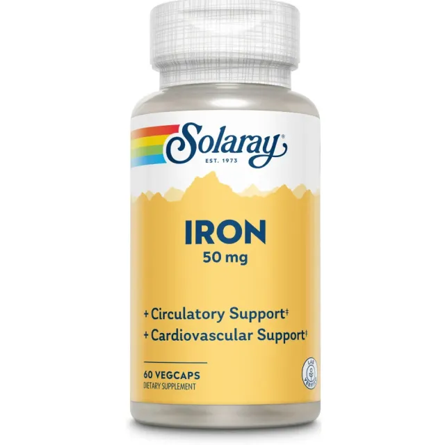 Solaray IJzer 50 mg 60 capsules