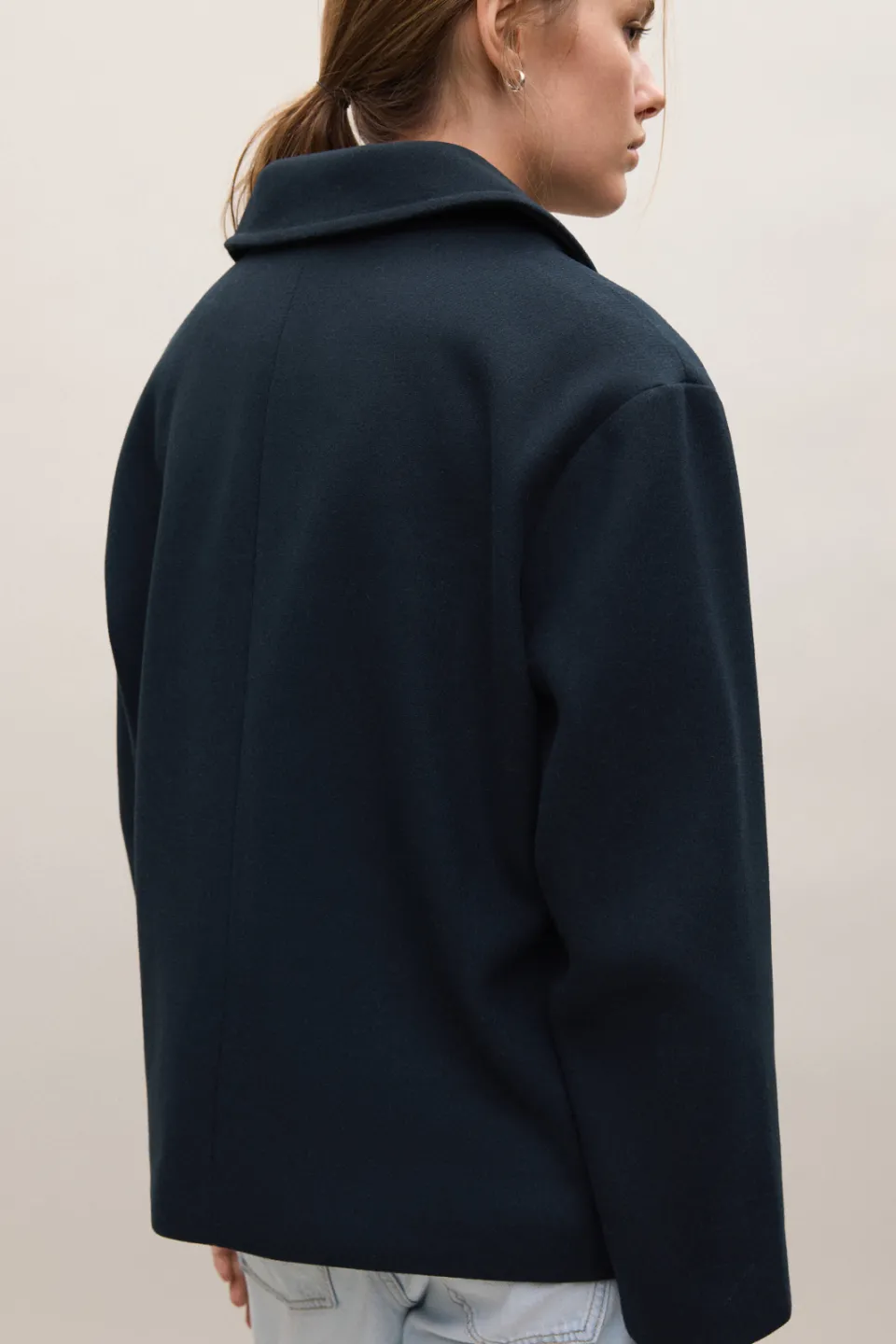 Mango TEEN mantel donkerblauw, foto 3