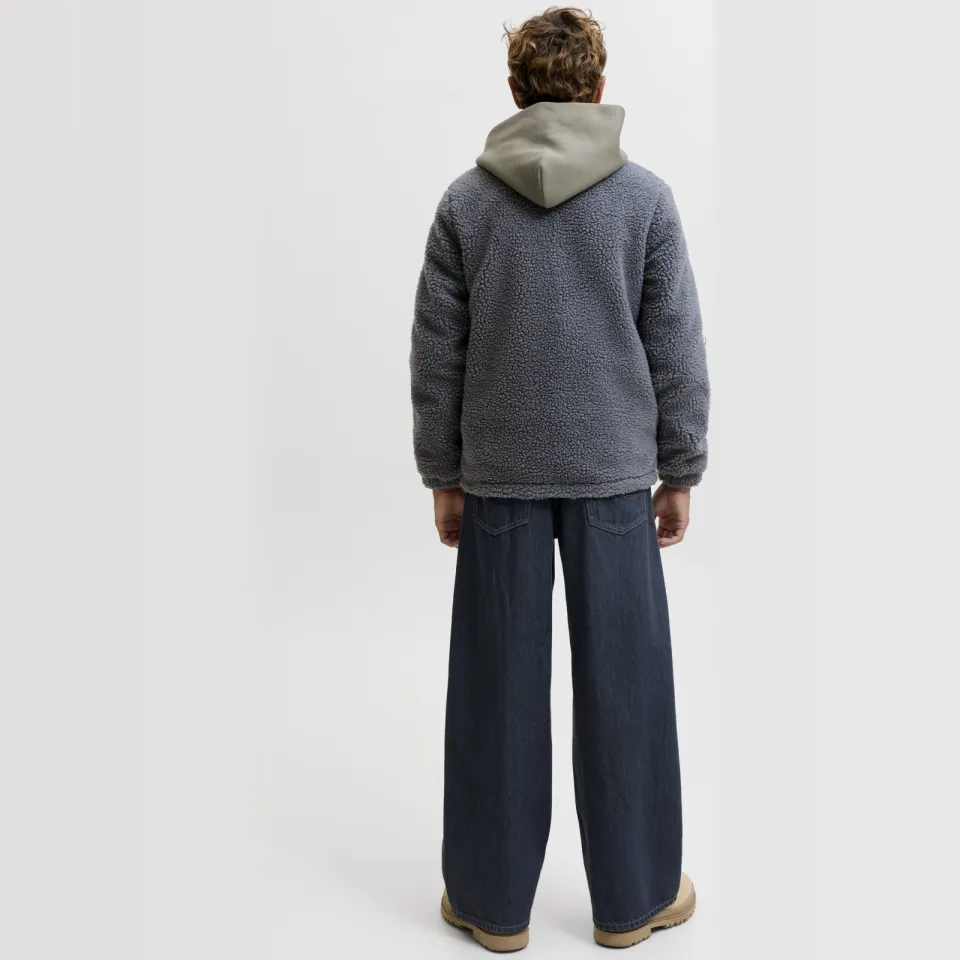 Jack & Jones JUNIOR teddy jas antraciet, foto 3