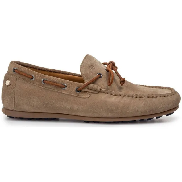 Floris Van Bommel De Drijver 01.12 suède mocassins lichtbruin