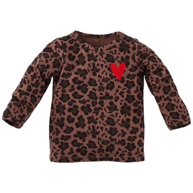 Z8 newborn longsleeve met panterprint bruin, foto 2