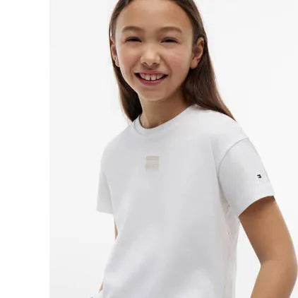 Tommy Hilfiger T-shirt wit meisjes, foto 6