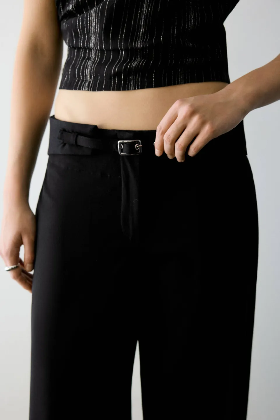 Mango TEEN broek zwart, foto 4