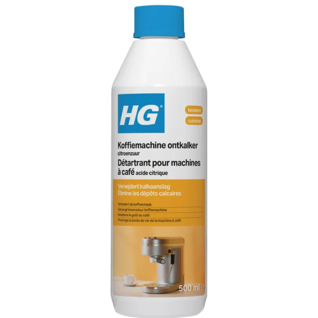 HG 2e 60% korting: HG Koffiemachine Ontkalker Citroenzuur 500 ml
