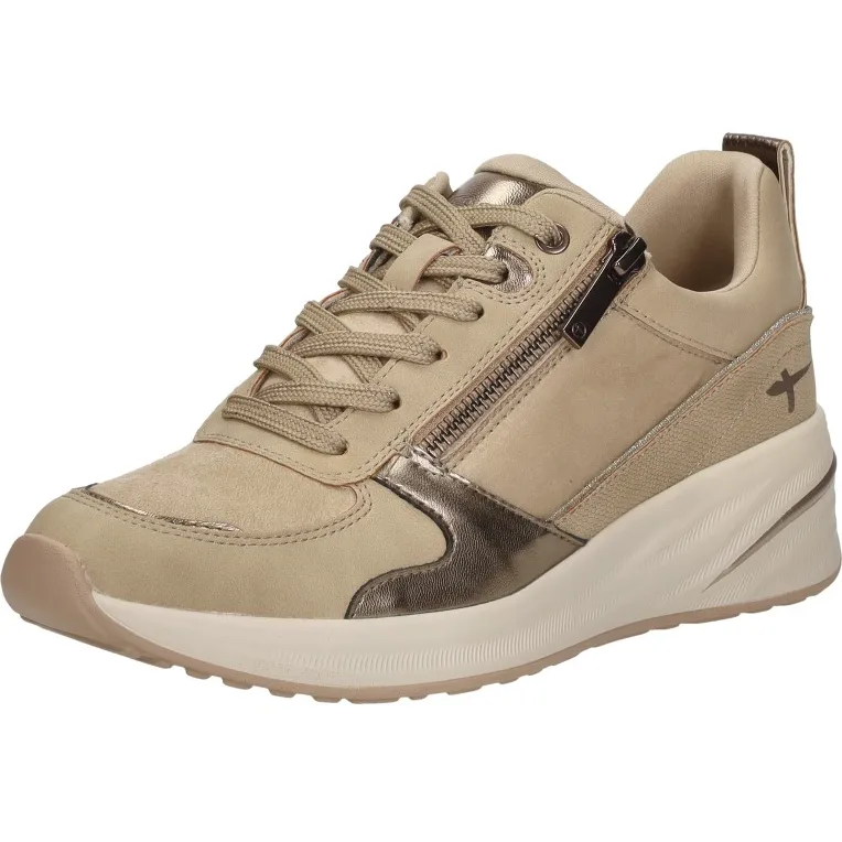 Tamaris 23754 lage sneakers beige, foto 4