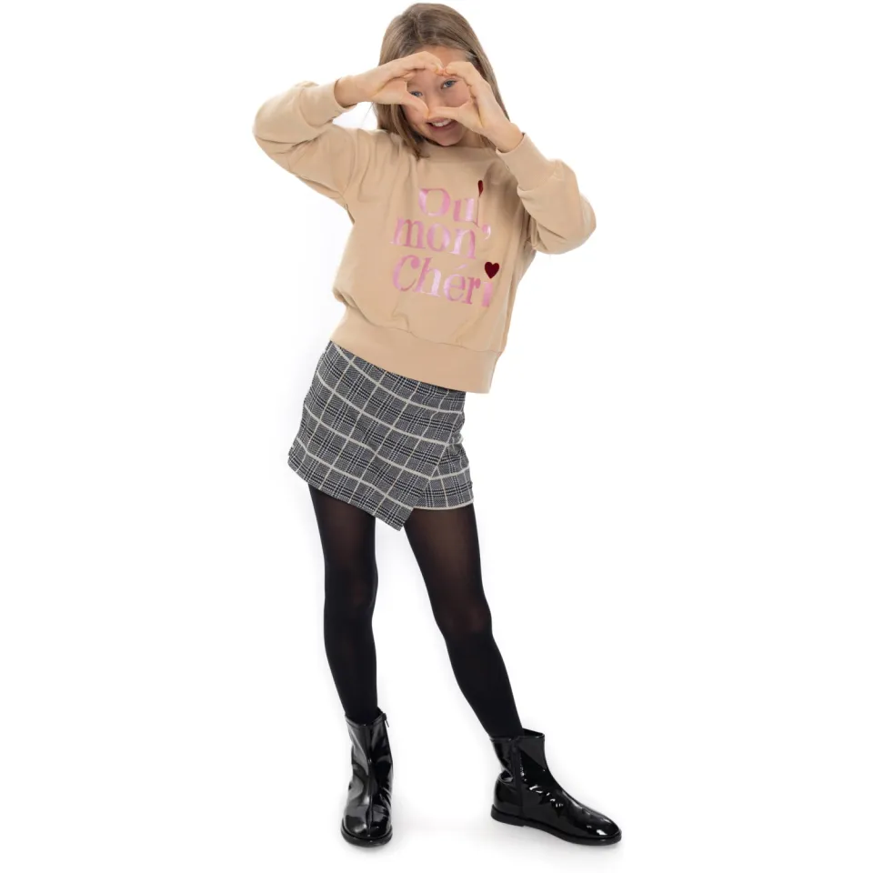 No Way Monday boxy sweater met tekst - beige, foto 7