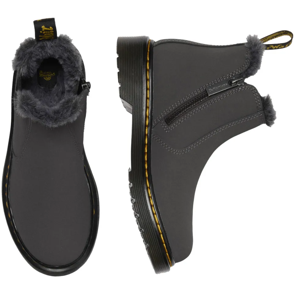 Dr. Martens 2976 Leonore gevoerde chelsea boots grijs, foto 7