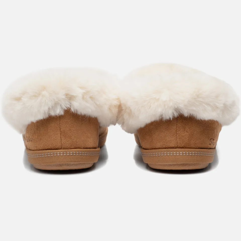 Skechers Cozy Campfire Winter Nights pantoffels cognac, foto 4