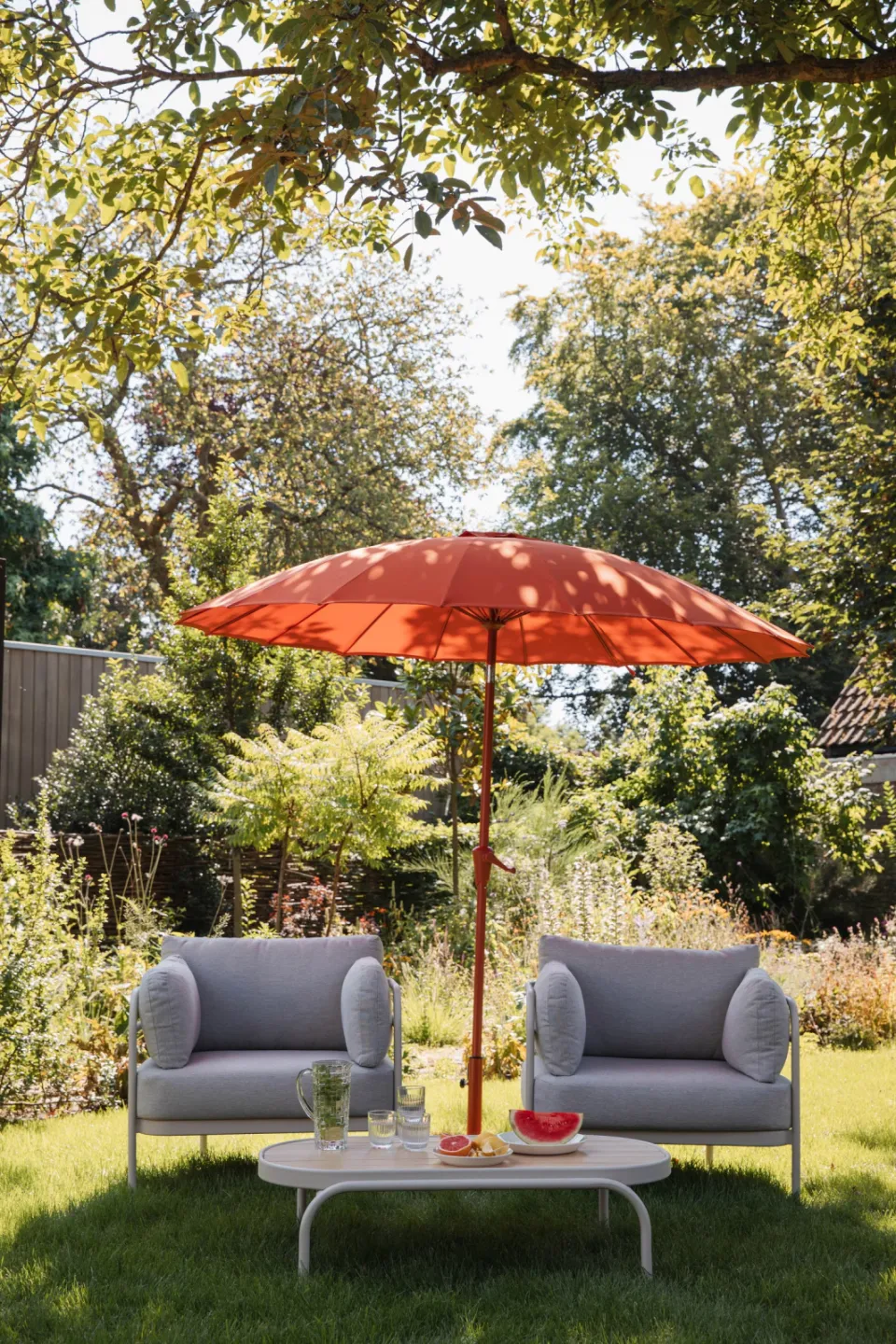 Zuiver Sunshine stokparasol rood, foto 8