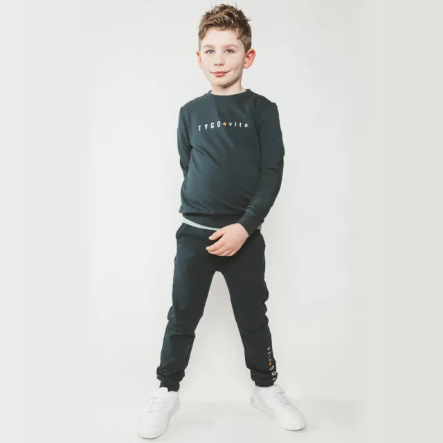 TYGO & vito regular joggingbroek donkergroen
