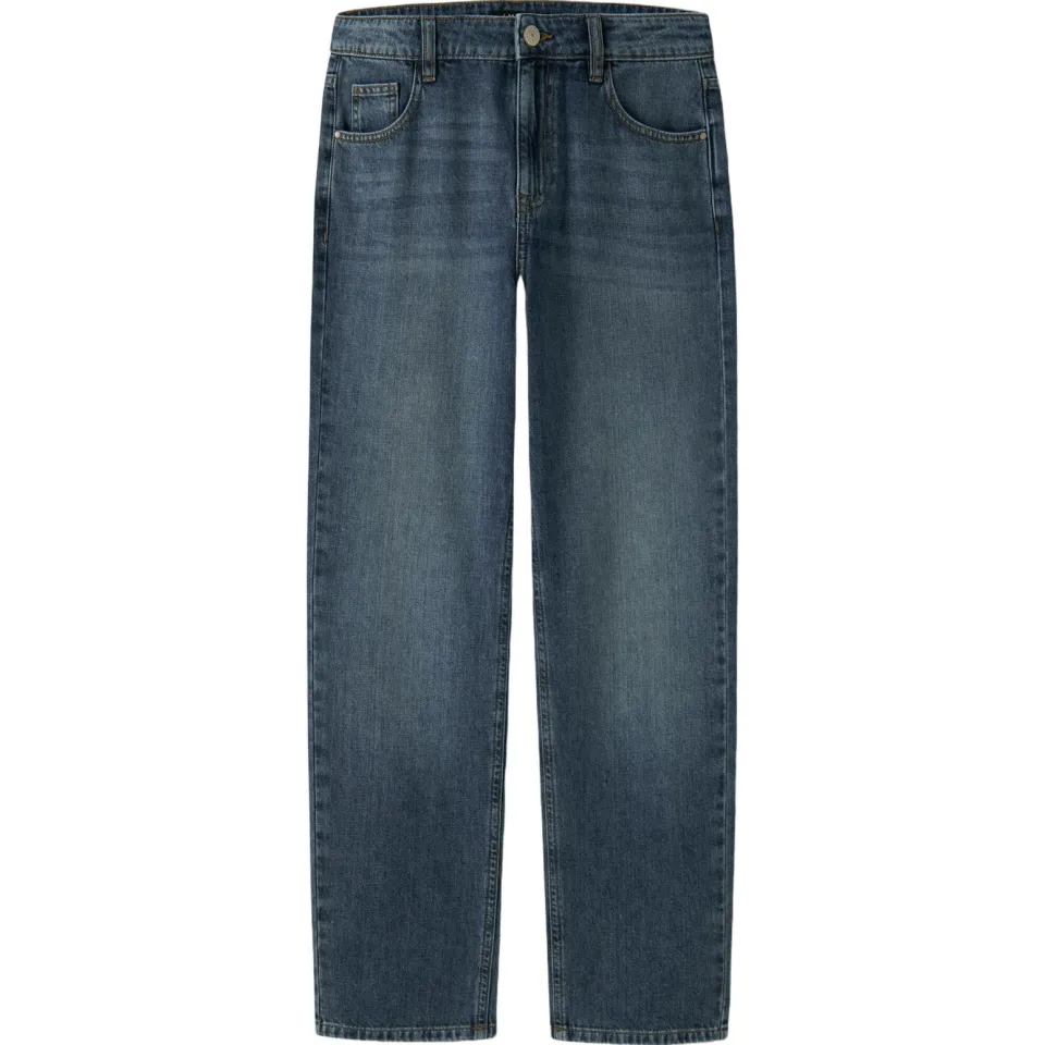 LMTD straight leg jeans - dark blue denim, foto 2