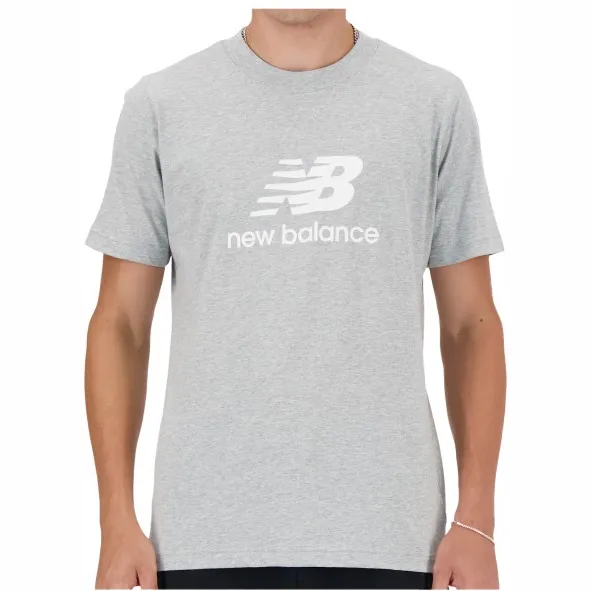 T-shirt Korte Mouw New Balance T-shirt New Balance Sport Essentials Logo grijs, foto 2