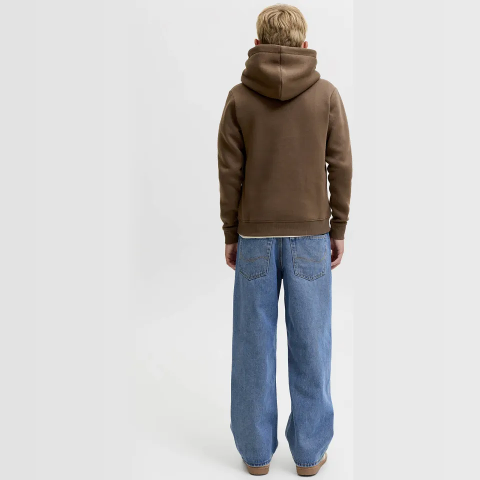 Jack & Jones JUNIOR hoodie met logo - bruin, foto 5