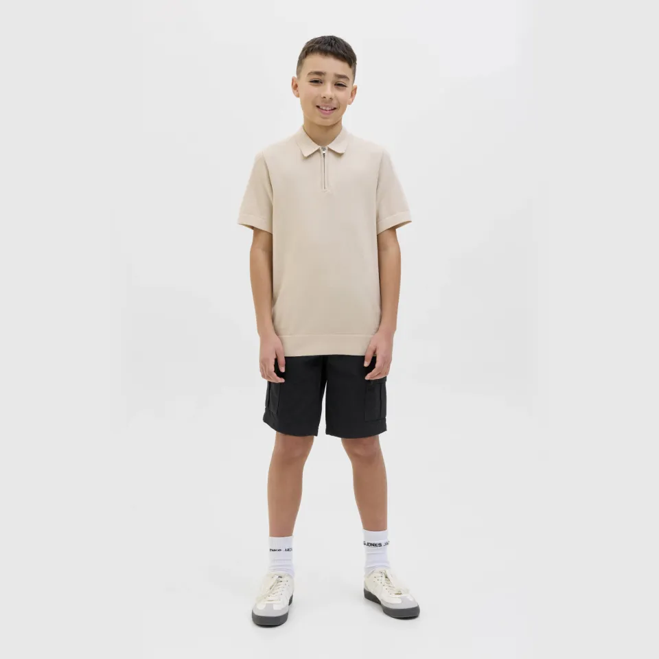 Jack & Jones loose cargoshort zwart