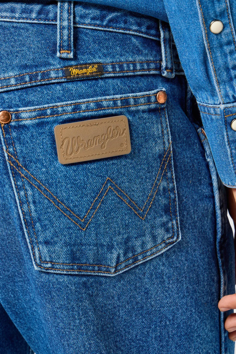 Wrangler 13MWZ straight leg jeans stonewashed, foto 6