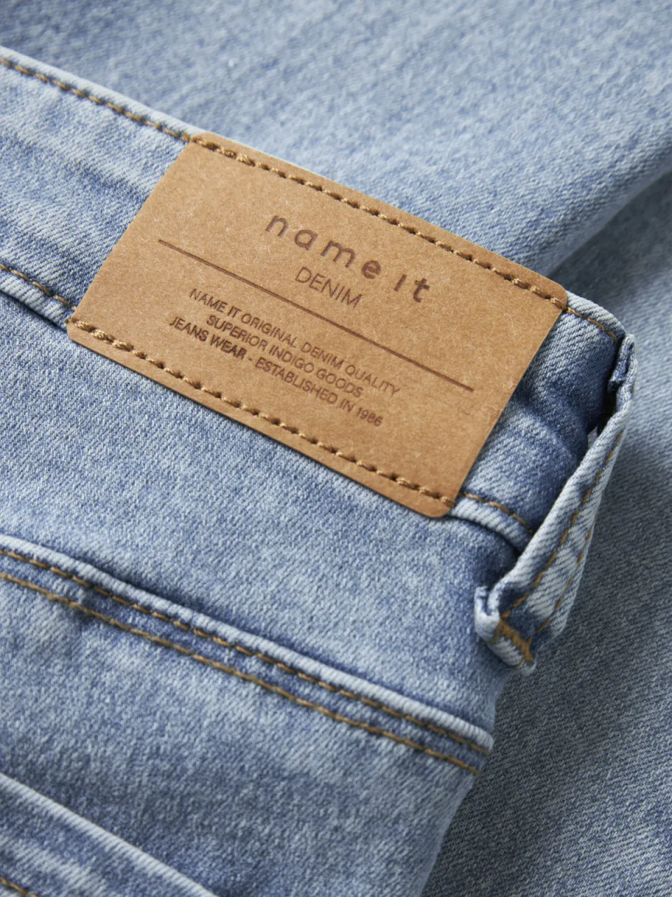 NAME IT KIDS skinny jeans medium blue denim, foto 7
