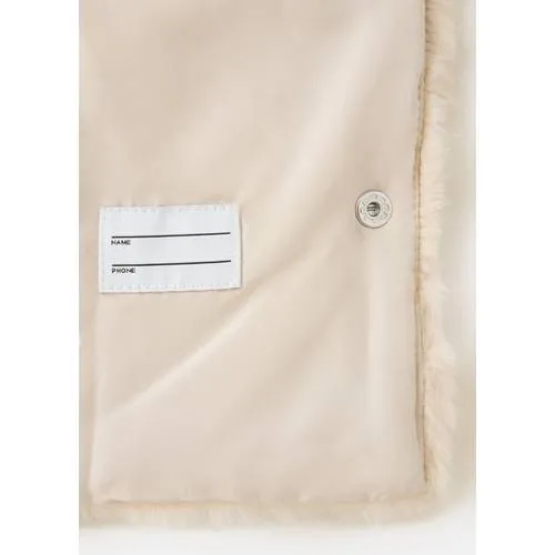 Mango Kids imitatiebont gilet - beige, foto 6
