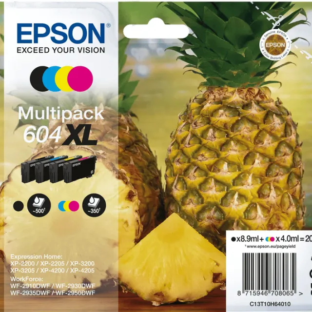 Epson 604XL Cartridge Combo Pack Zwart