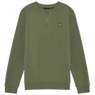 Lyle & Scott sweater - olijfgroen Effen