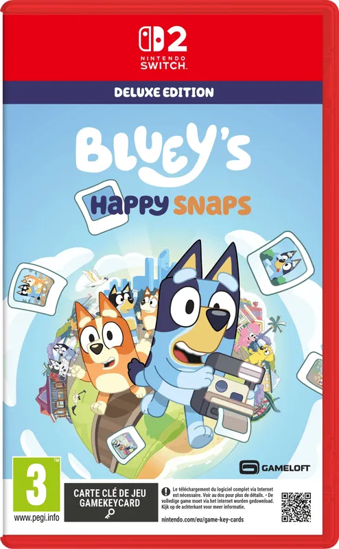 Namco Bandai Bluey's Happy Snaps Day One Deluxe Edition Nintendo Switch 2