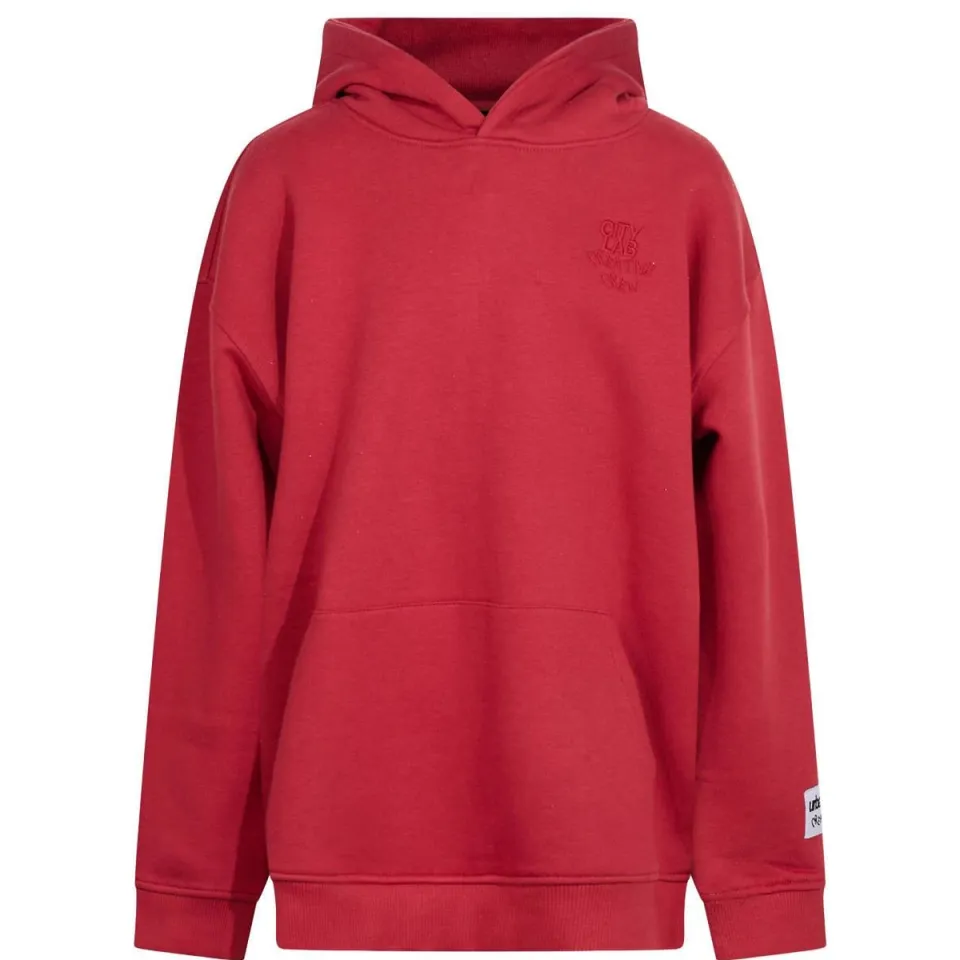 Shoeby hoodie met borduursels - rood, foto 3