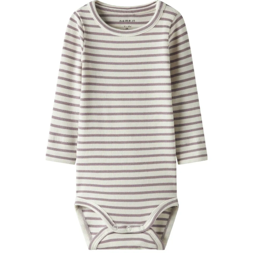 NAME IT BABY romper lila/ecru