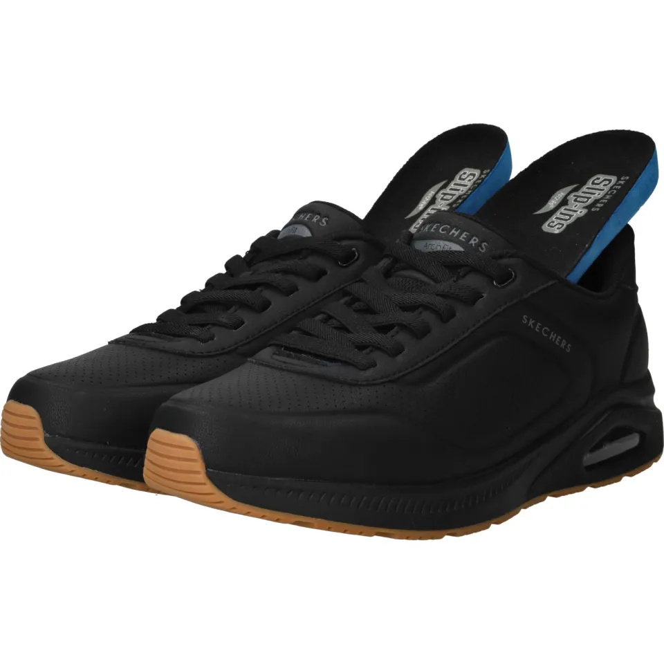Skechers Slip-Ins Arch Fit Uno sneaker zwart, foto 5