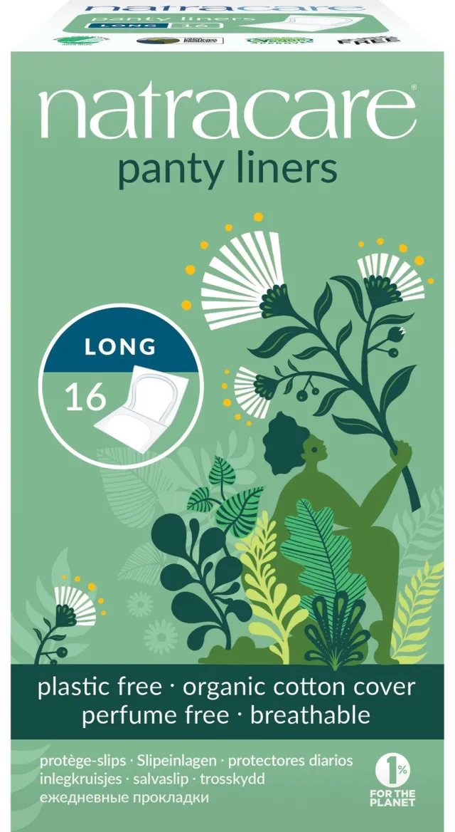 Natracare Panty Liners Long inlegkruisjes