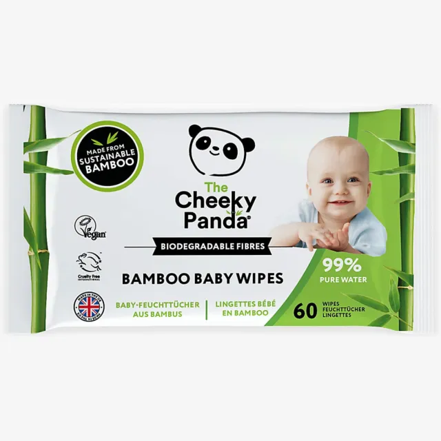 The Cheeky Panda bamboe babydoekjes