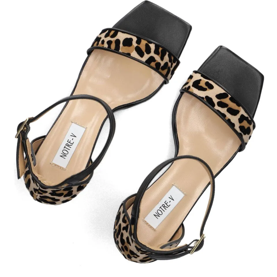Notre-V Sandalen 86605 Zwart, foto 5