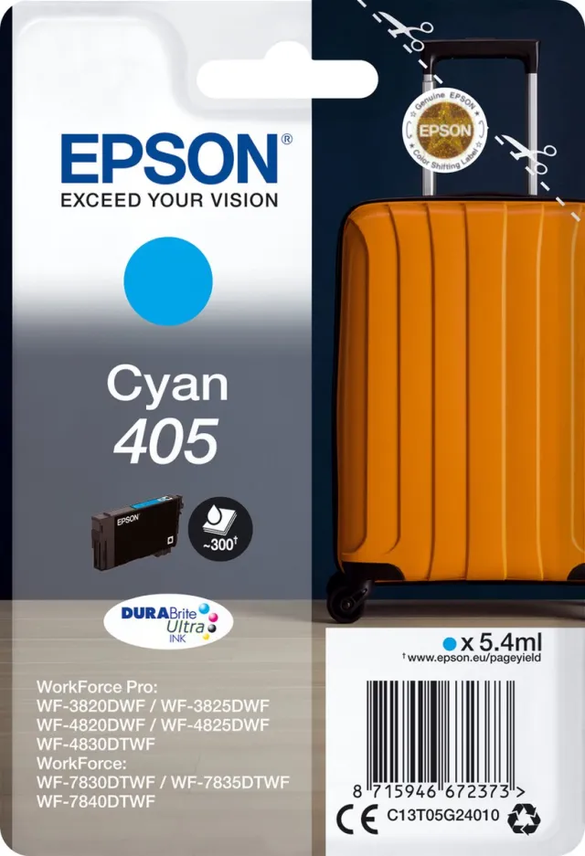 Epson 405 inktcartridge cyaan