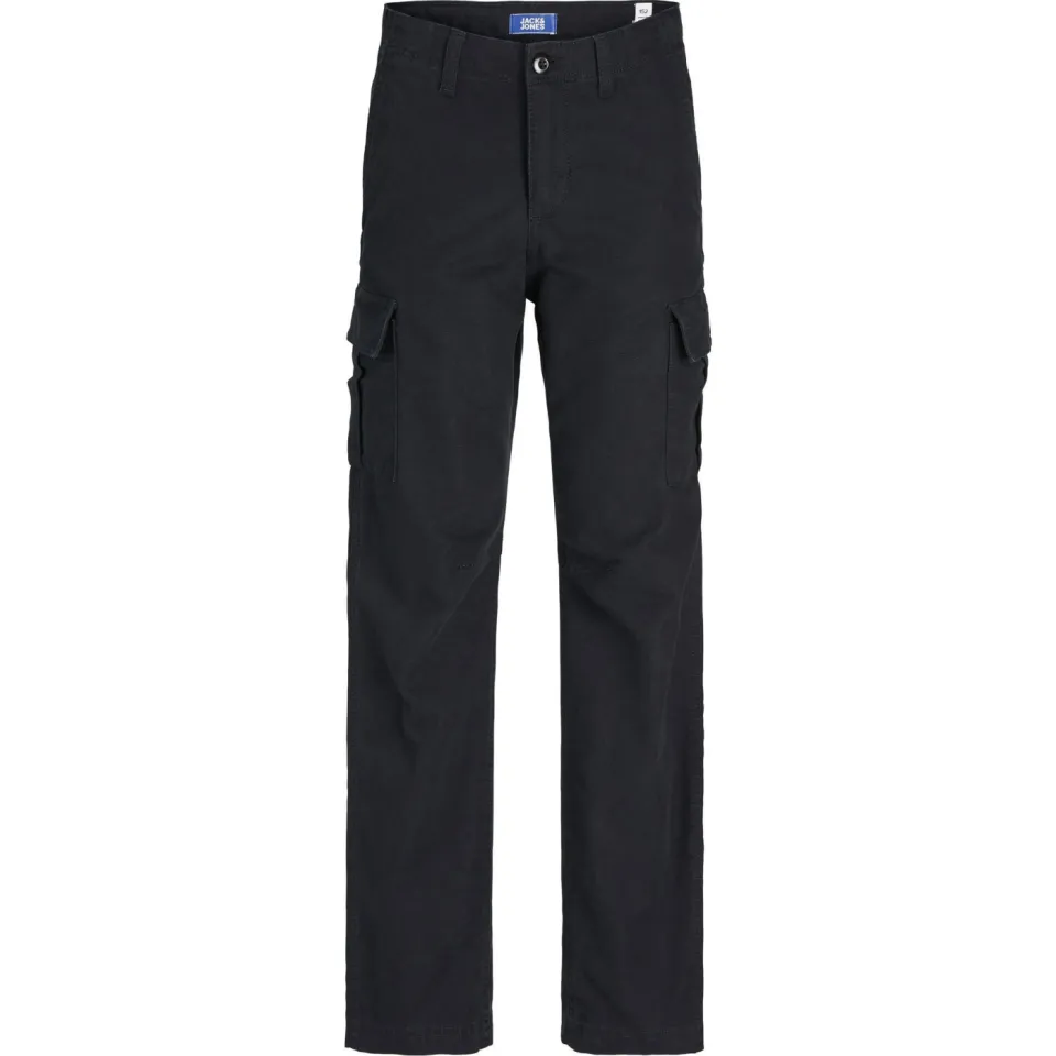 Jack & Jones JUNIOR relaxed cargobroek zwart, foto 2