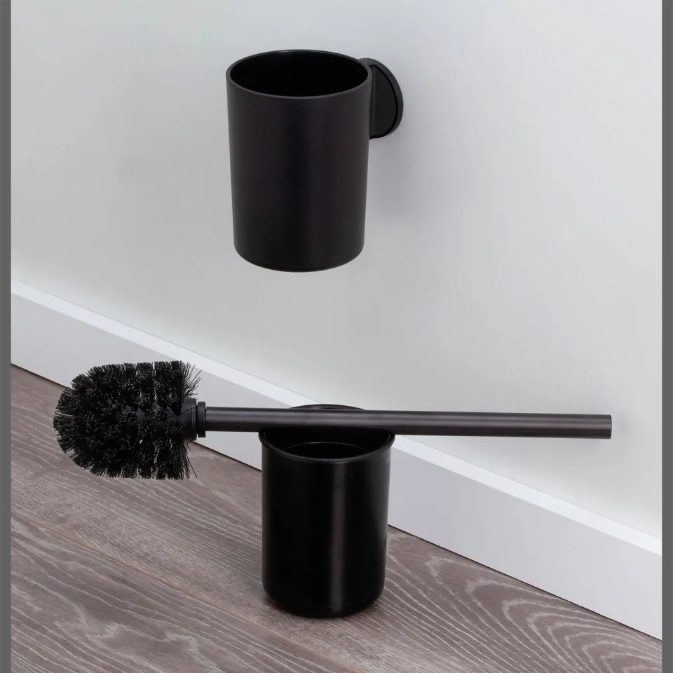 Tiger Tune toiletborstel met houder mat zwart, foto 3