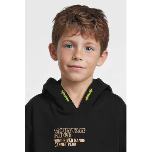 Me & My Monkey hoodie met printopdruk zwart, foto 4