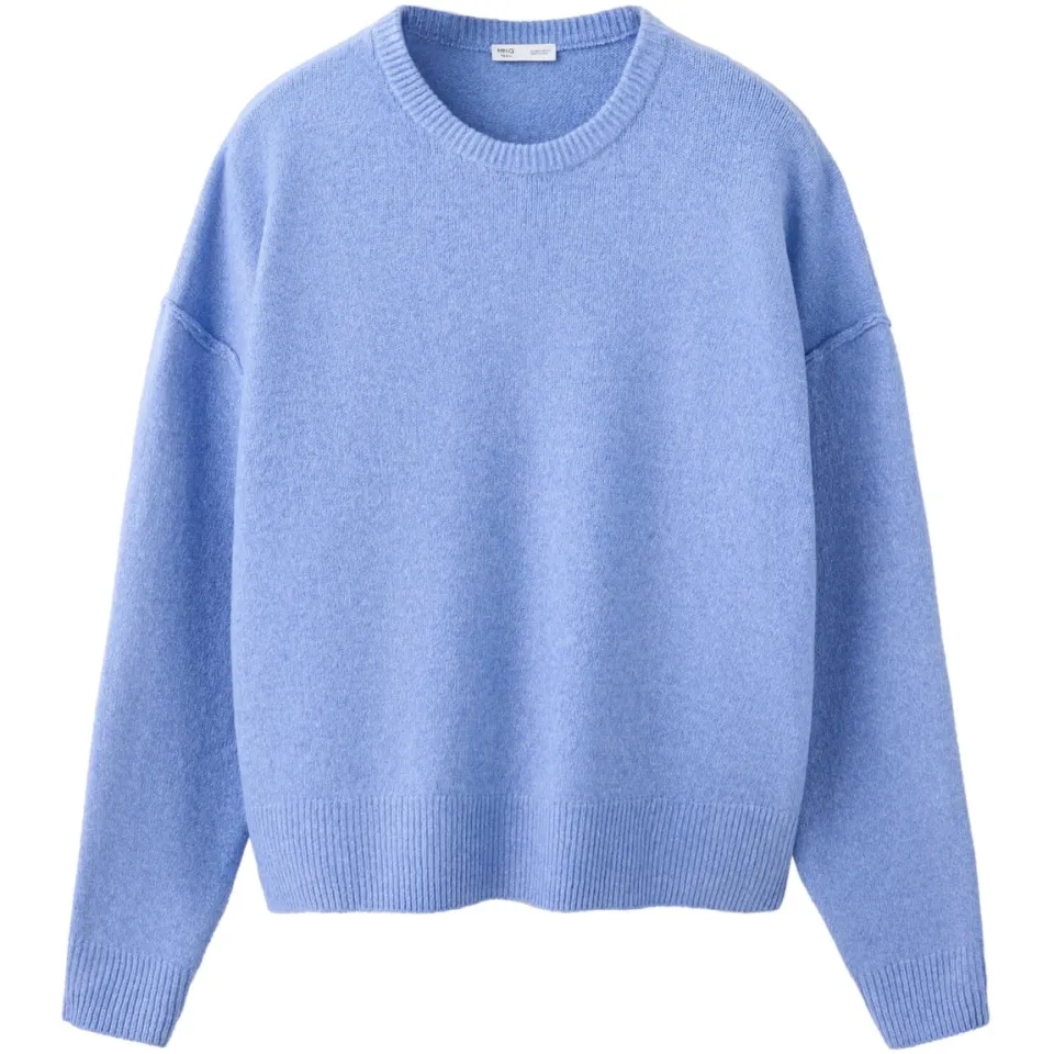 Mango TEEN gebreide trui - middenblauw, foto 2