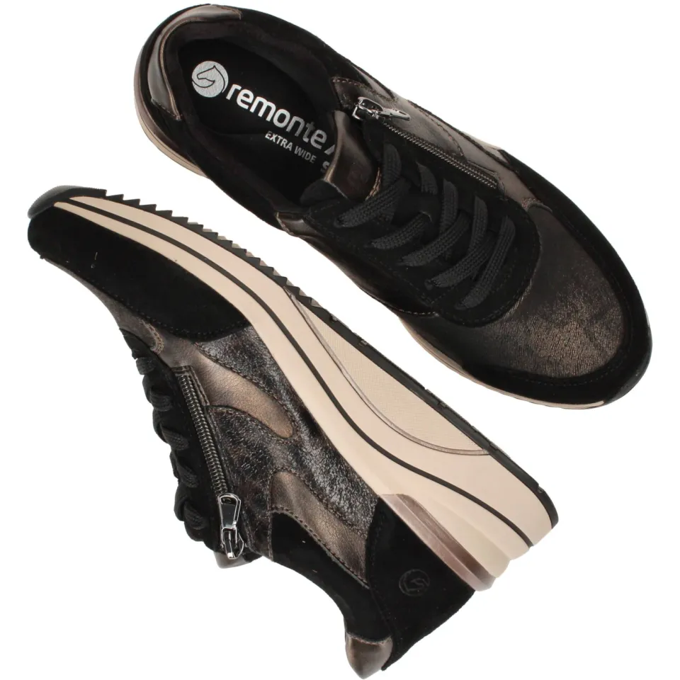 Remonte veterschoenen zwart, foto 8