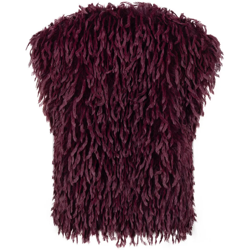 NUKUS gilet - donkerrood, foto 3